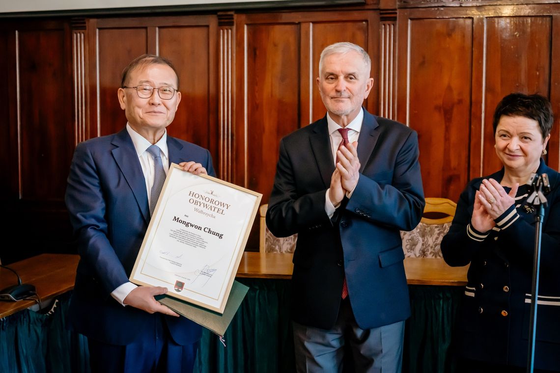 Mongwon Chung Honorowym Obywatelem Wałbrzycha – inwestycja, która odmieniła miasto