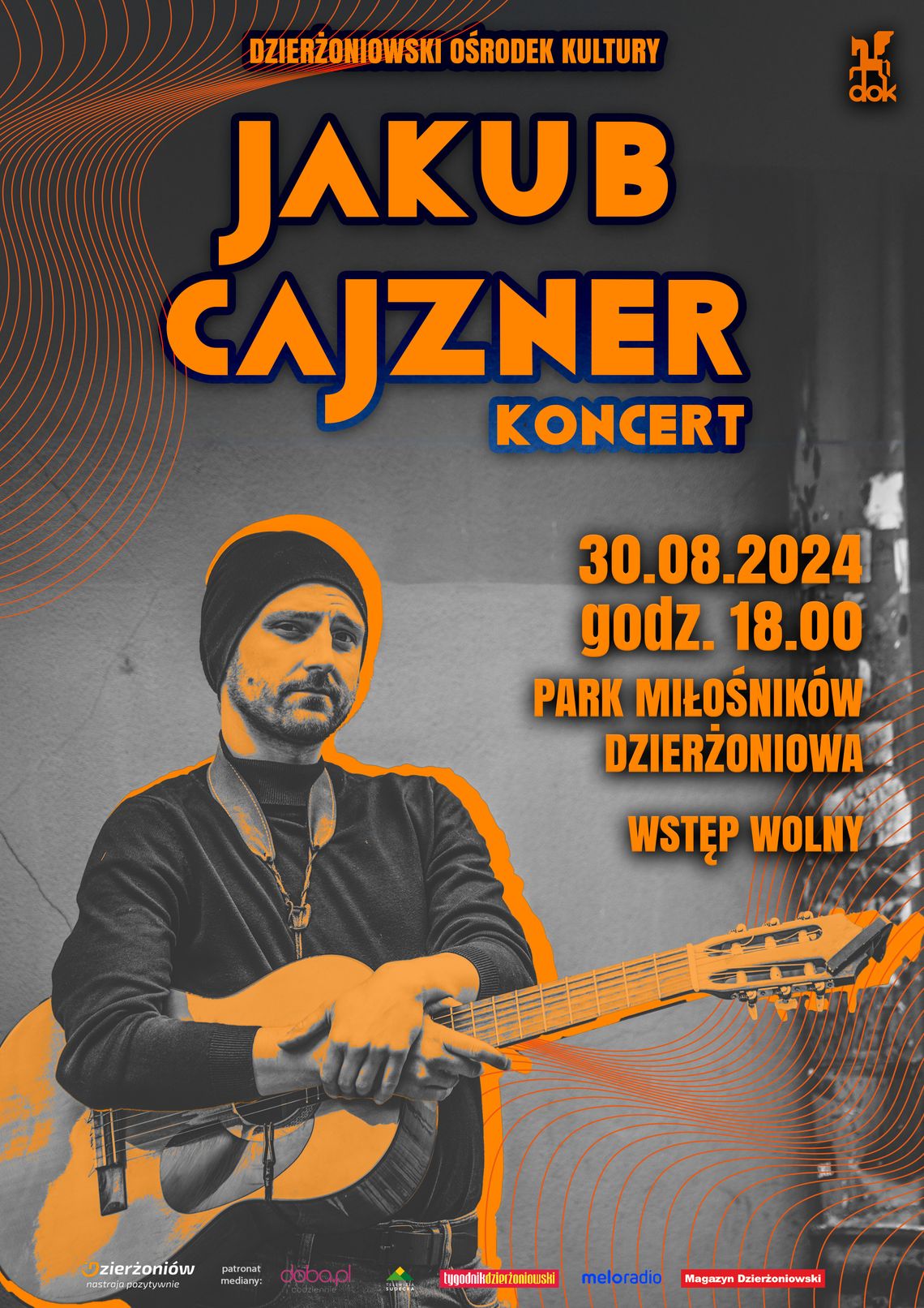 Muzyka w parku - koncert Jakuba Cajznera