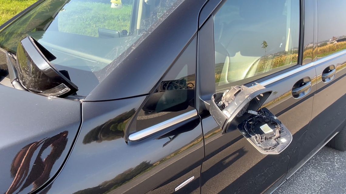 Myśliszów. Zderzenie Mercedesa z Iveco