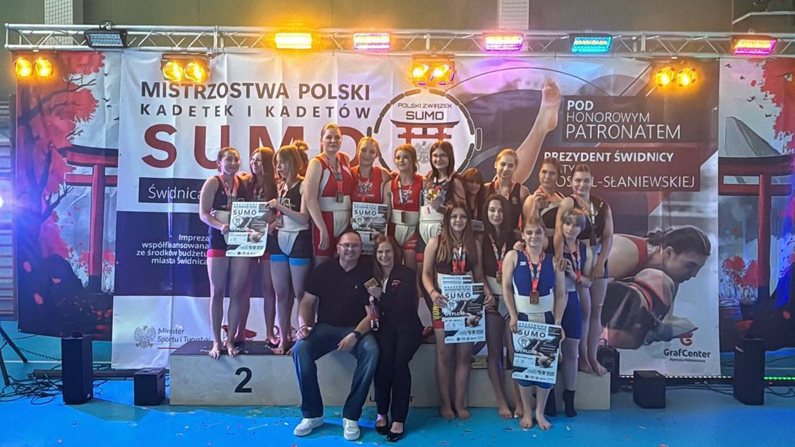 Nadia Kurcab zdobywa złoty medal Mistrzostw Polski Kadetek w Sumo