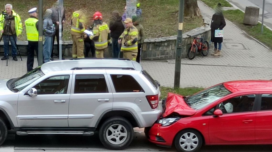 Najechanie w Dzierżoniowie