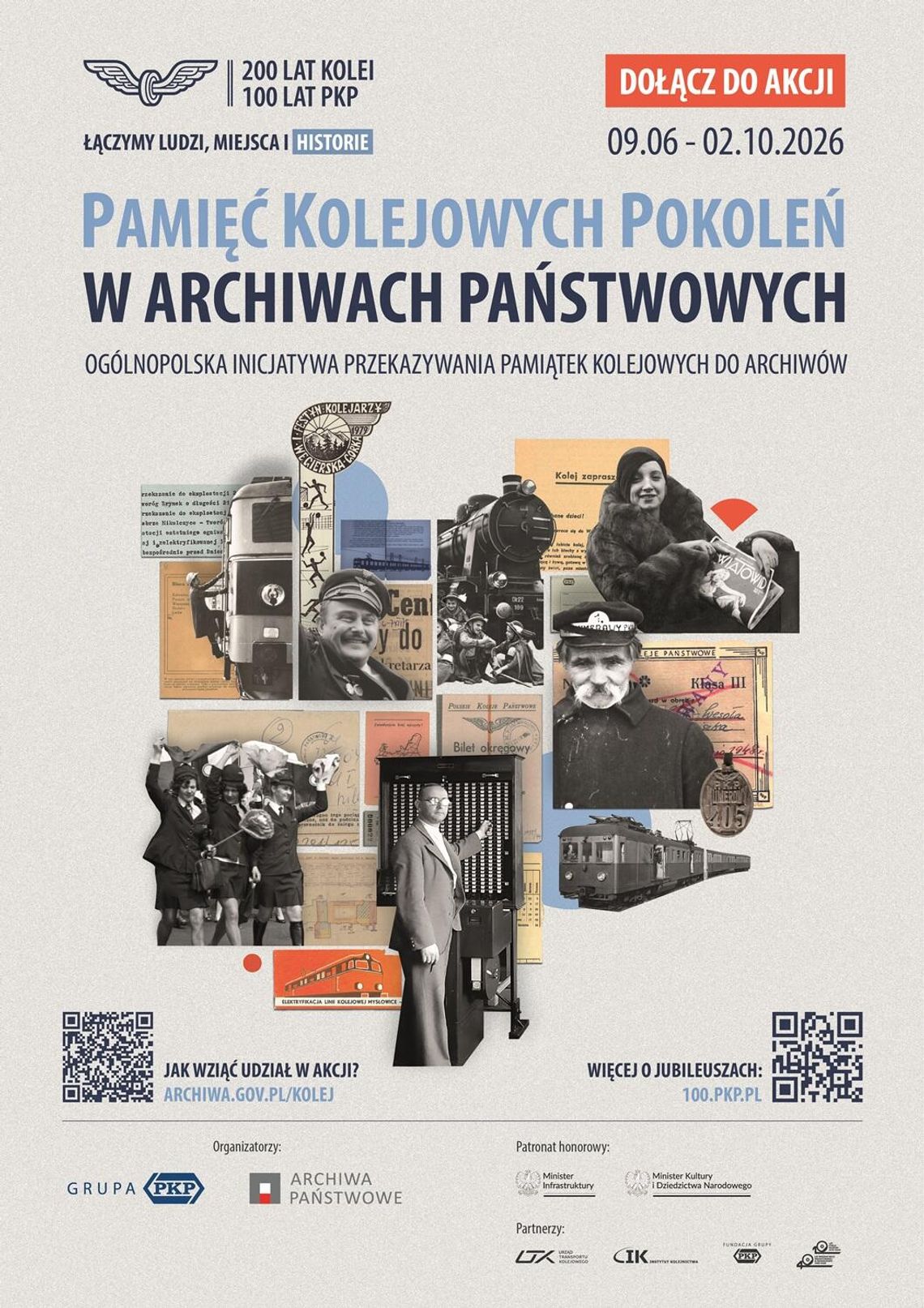 NAJWIĘKSZA OGÓLNOPOLSKA ZBIÓRKA „PAMIĘĆ KOLEJOWYCH POKOLEŃ W ARCHIWACH PAŃSTWOWYCH” NAJWIĘKSZA OGÓLNOPOLSKA ZBIÓRKA „PAMIĘĆ KOLEJOWYCH POKOLEŃ W ARCHIWACH PAŃSTWOWYCH”