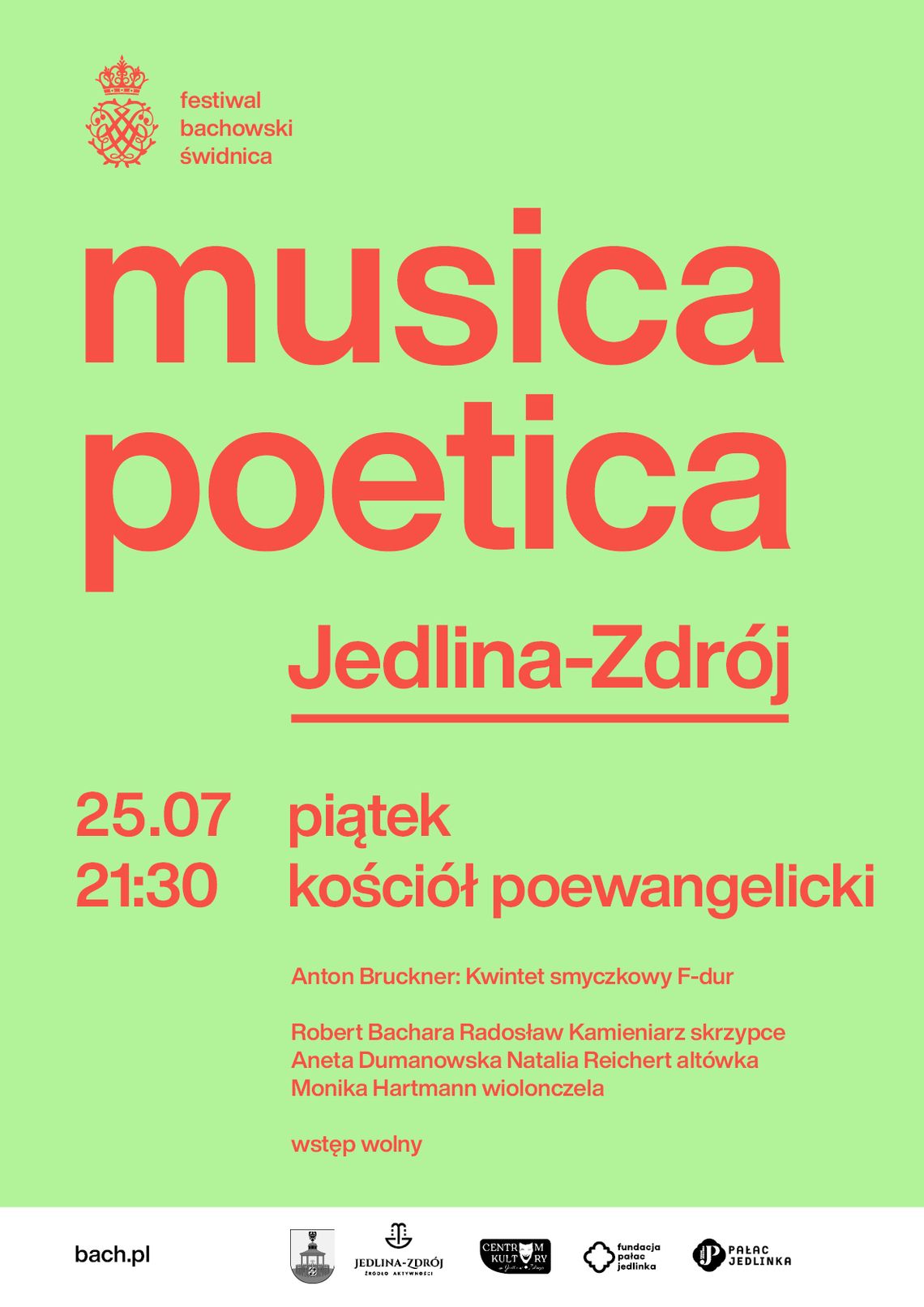 Nocny koncert w Jedlinie-Zdroju w ramach Festiwalu Bachowskiego