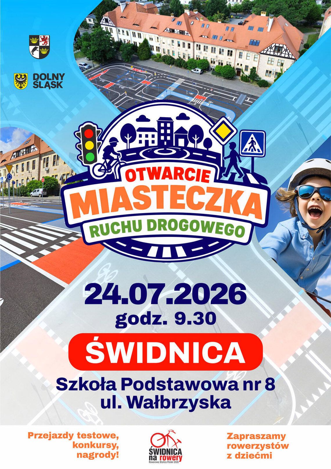 Nowe miasteczko rowerowe w Świdnicy gotowe - zapraszamy na otwarcie Nowe miasteczko rowerowe w Świdnicy gotowe - zapraszamy na otwarcie