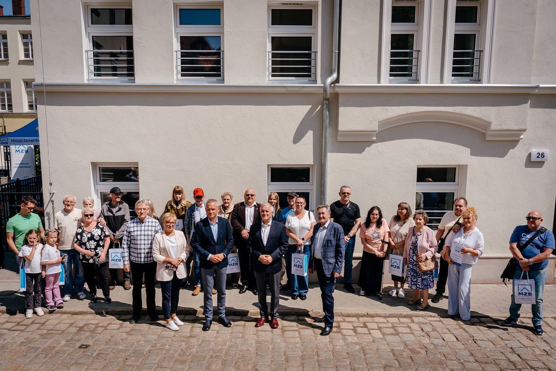 Nowi mieszkańcy odebrali klucze do lokali komunalnych przy ul. Młynarskiej