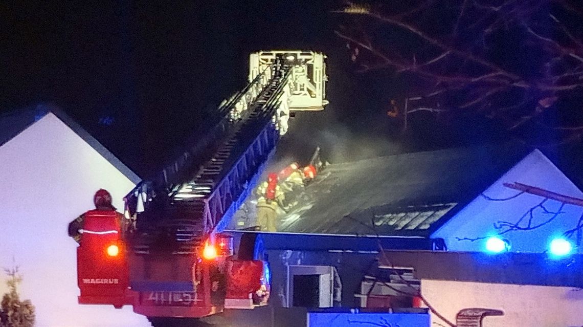 Nowizna, pożar domu jednorodzinnego