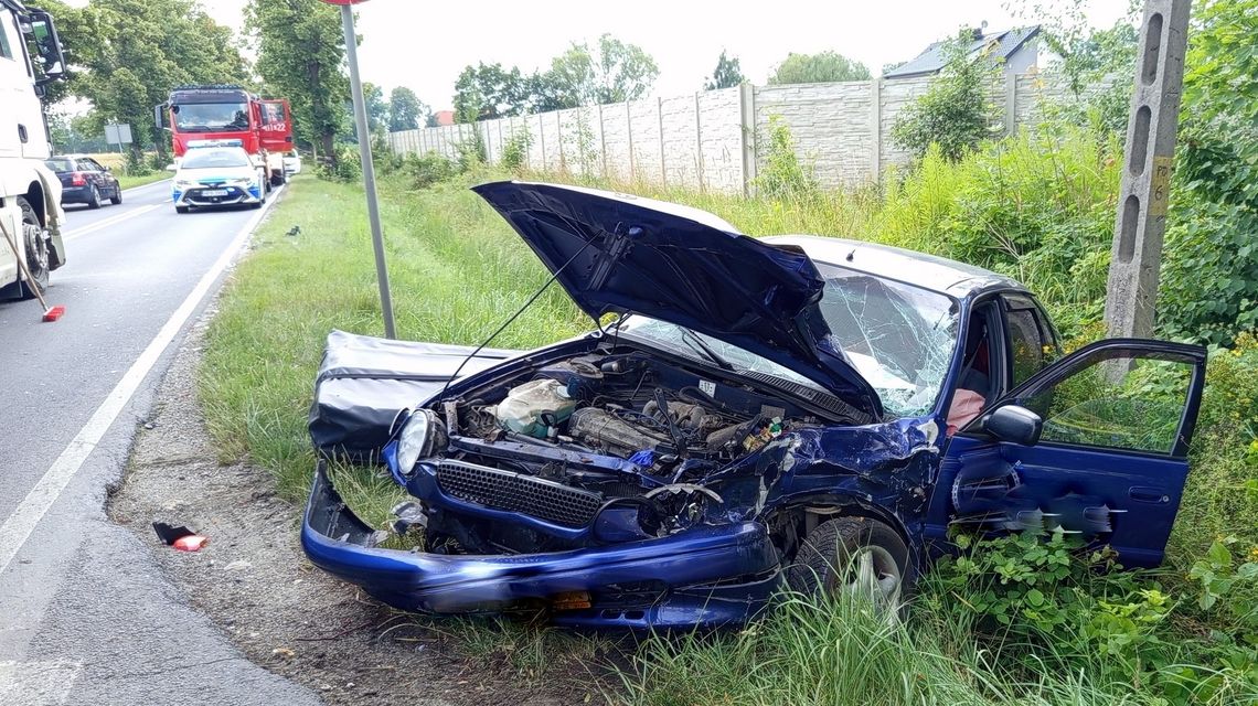 Nowizna, zderzenie Toyoty z ciężarówką Man