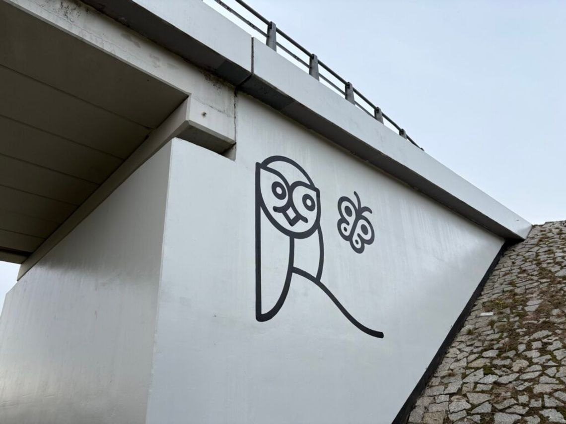 Nowy mural na wiadukcie w Uciechowie