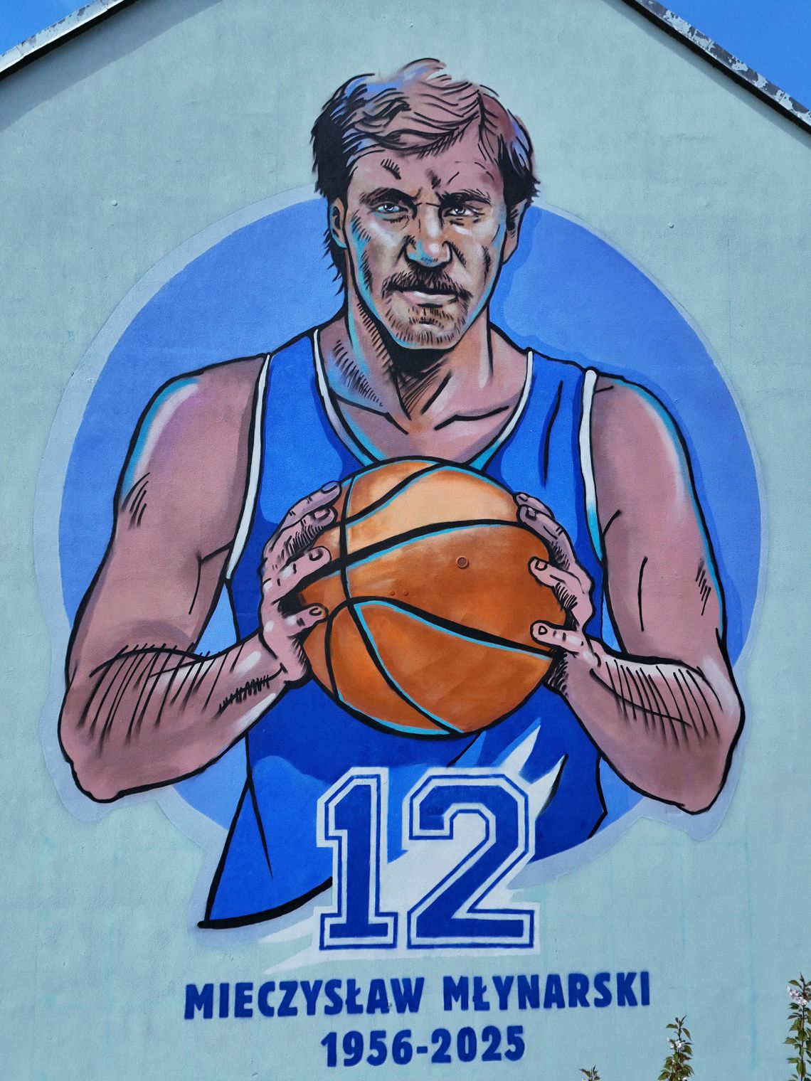 Nowy mural poświęcony Mieczysławowi Młynarskiemu