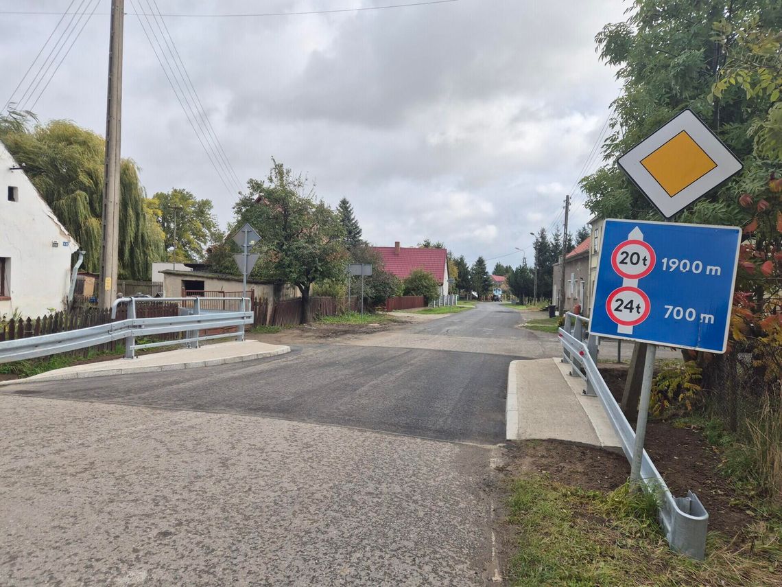 Nowy przepust w Ligocie Wielkiej