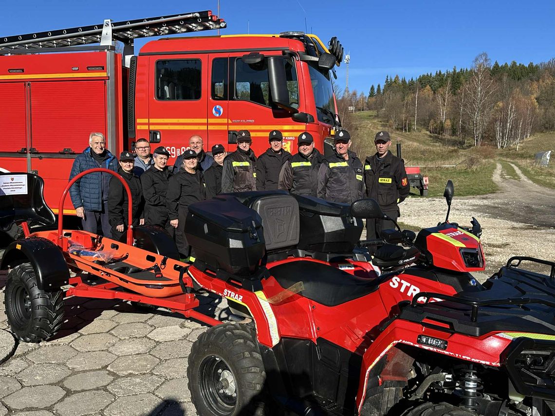 Nowy sprzęt dla OSP Stary Gierałtów zakupiony w ramach Budżetu Obywatelskiego Powiatu Kłodzkiego