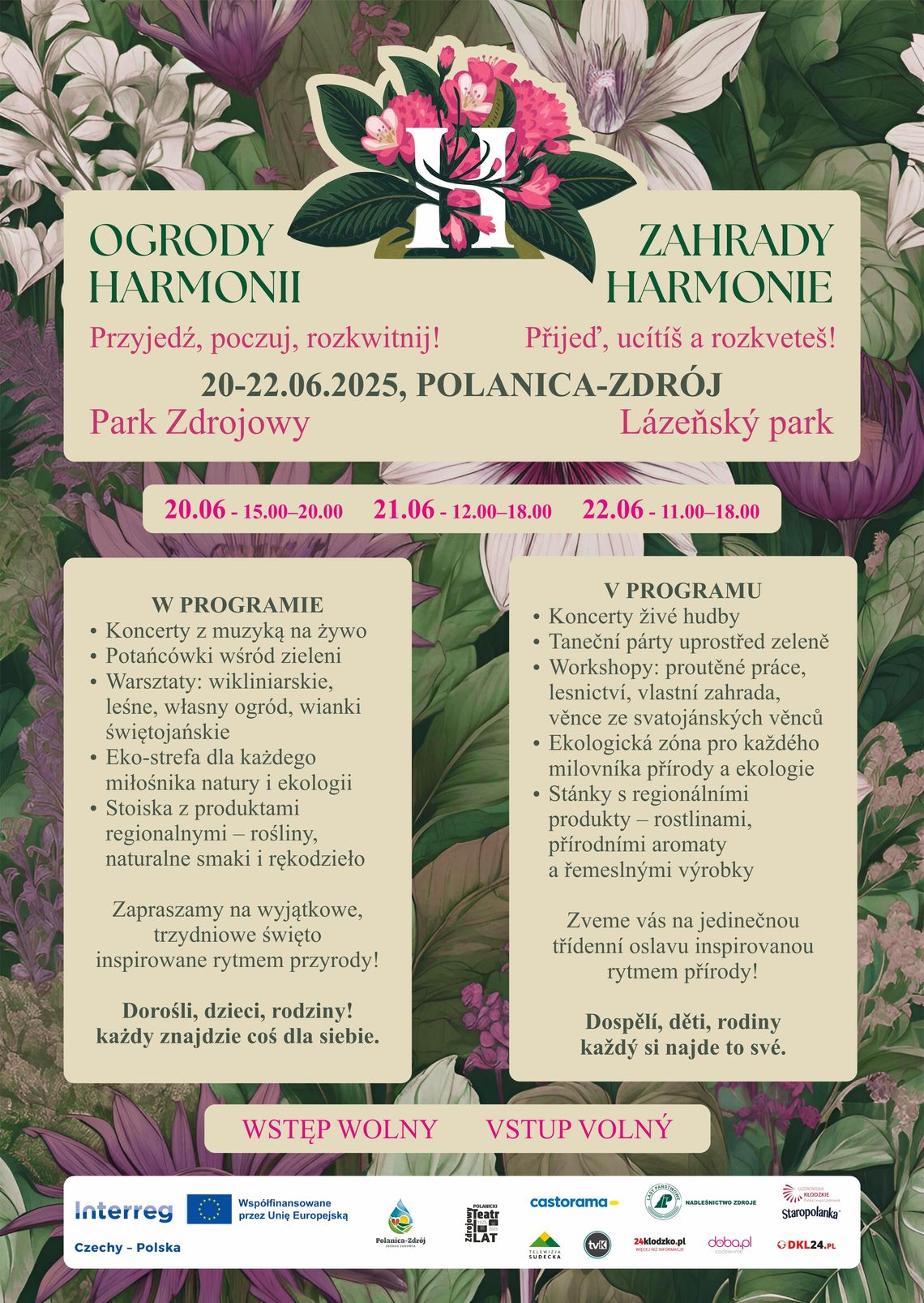 Ogrody Harmonii – Polanica-Zdrój, 20-22 czerwca 2025