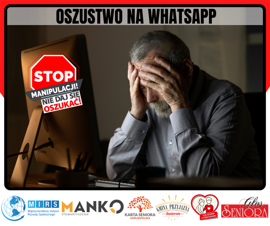 OSZUSTWO WhatsApp, STOP MANIPULACJI – NIE DAJ SIĘ OSZUKAĆ!