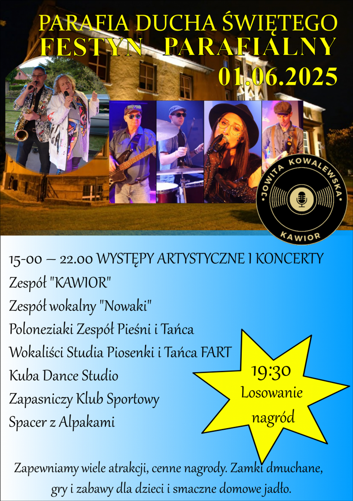 Parafia Ducha Świętego w Bielawie zaprasza na Festyn Parafialny