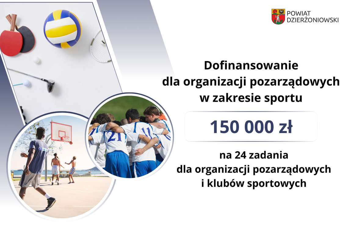 Pieniądze na sport dla organizacji, stowarzyszeń i klubów