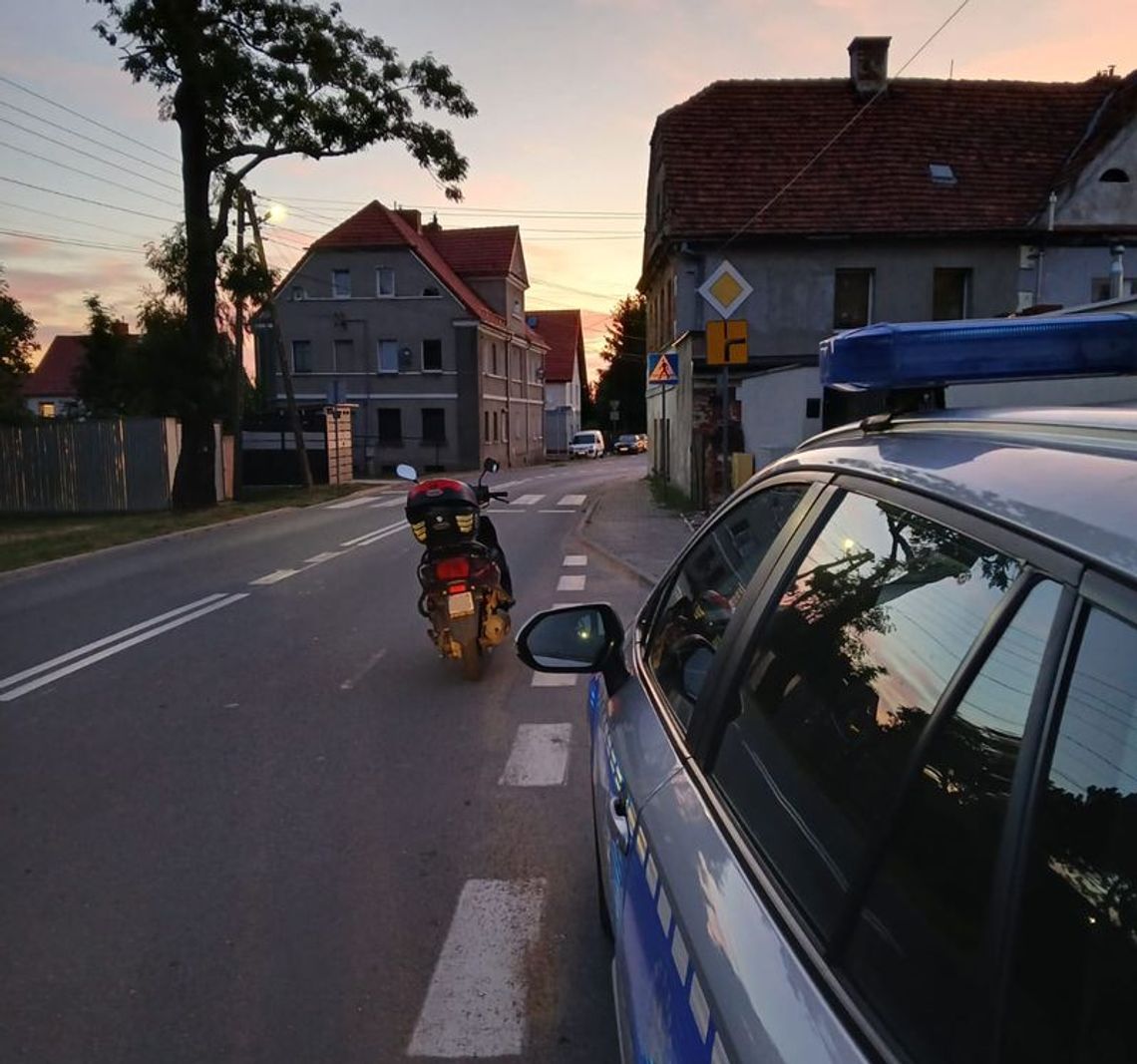 Pieszyce, zatrzymanie nietrzeźwej na Romecie Pieszyce, zatrzymanie nietrzeźwej na Romecie