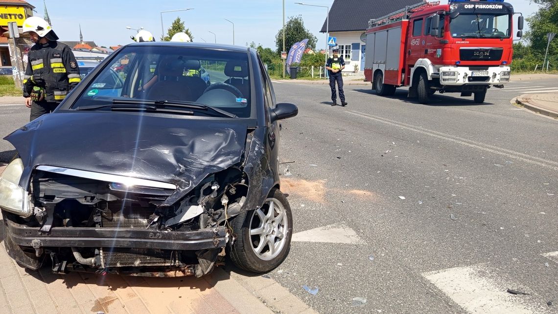 Pieszyce, zderzenie Mercedesa z Suzuki