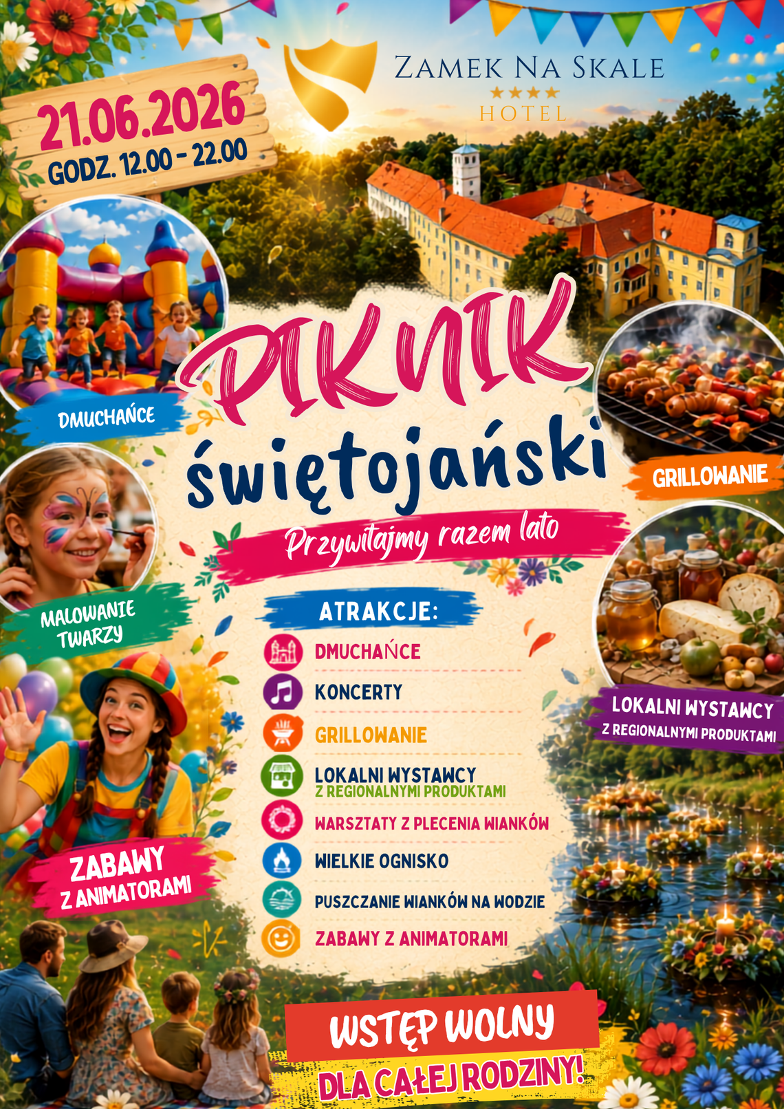 Piknik Świętojański w Zamku na Skale Piknik Świętojański w Zamku na Skale