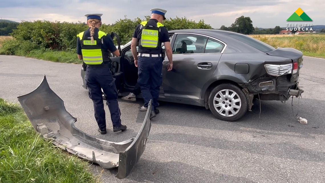 Piskorzów, zderzenie Audi z Toyotą