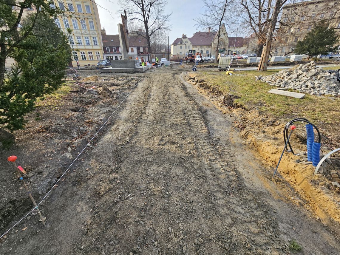 Plac Grunwaldzki w Świdnicy - historia spotyka nowoczesność