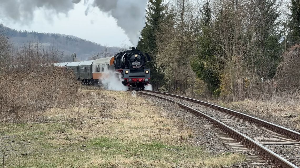 Pociąg Parowy Rübezahl na Dolnym Śląsku – Historyczny przejazd