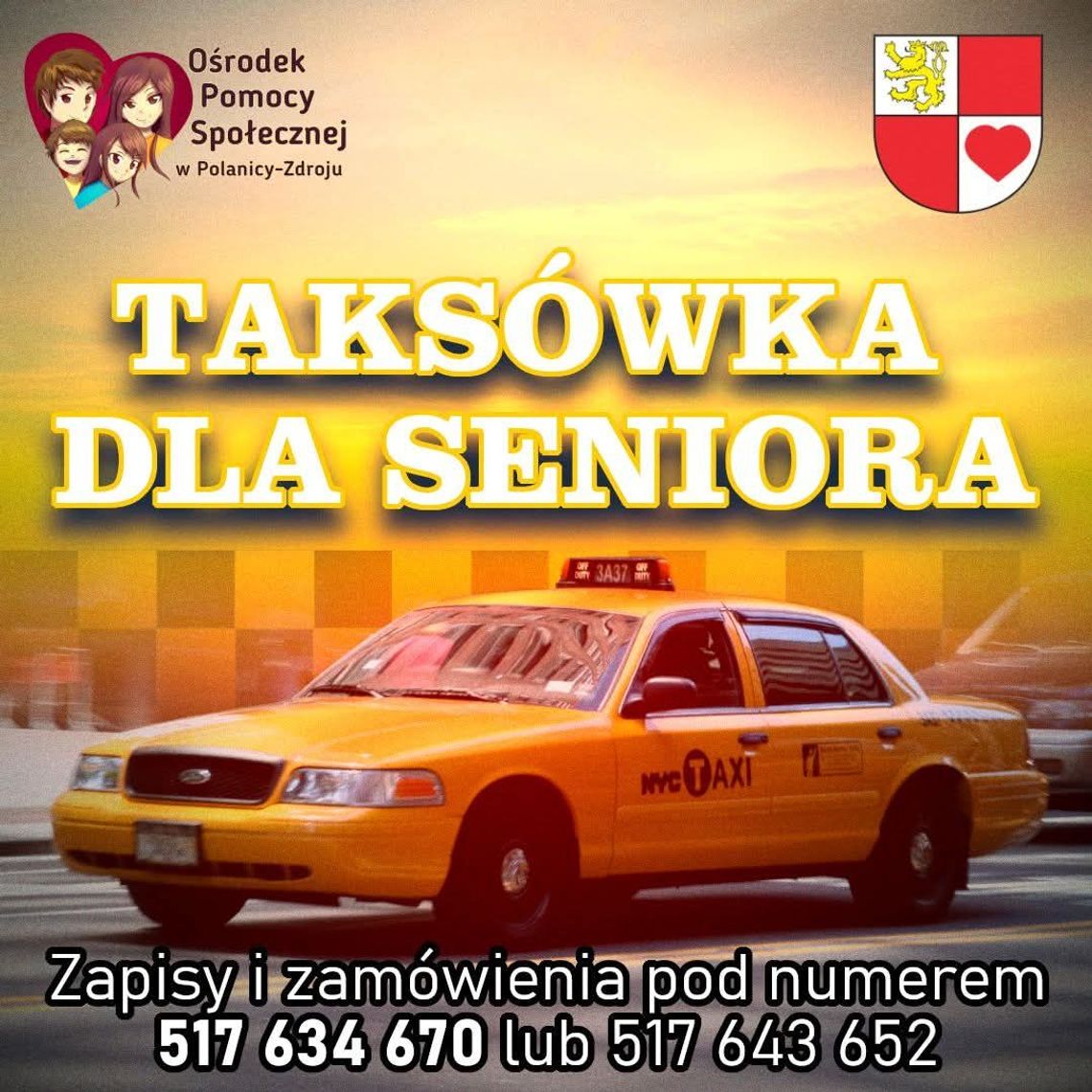 Polanica Zdrój: Ruszyła I edycja programu „Taksówka dla Seniora”