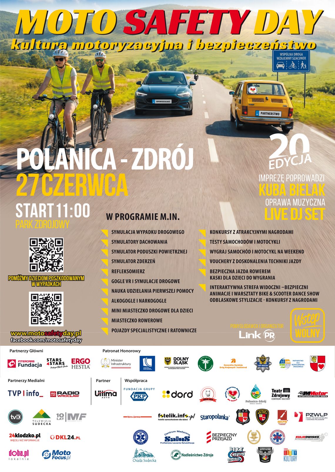 Polanica-Zdrój stanie się sercem jubileuszowej, 𝟐𝟎. 𝐞𝐝𝐲𝐜𝐣𝐢 Moto Safety Day! Polanica-Zdrój stanie się sercem jubileuszowej, 𝟐𝟎. 𝐞𝐝𝐲𝐜𝐣𝐢 Moto Safety Day!