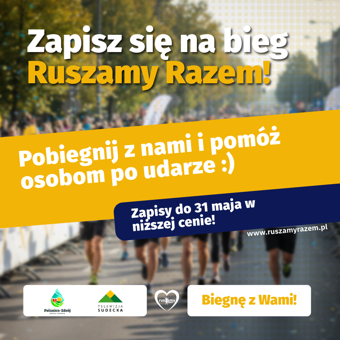 Polanica-Zdrój wspiera bieg Ruszamy Razem Polanica-Zdrój wspiera bieg Ruszamy Razem
