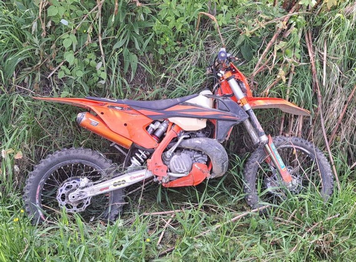 Policjanci z Dzierżoniowa zatrzymali sprawcę kradzieży motocykla