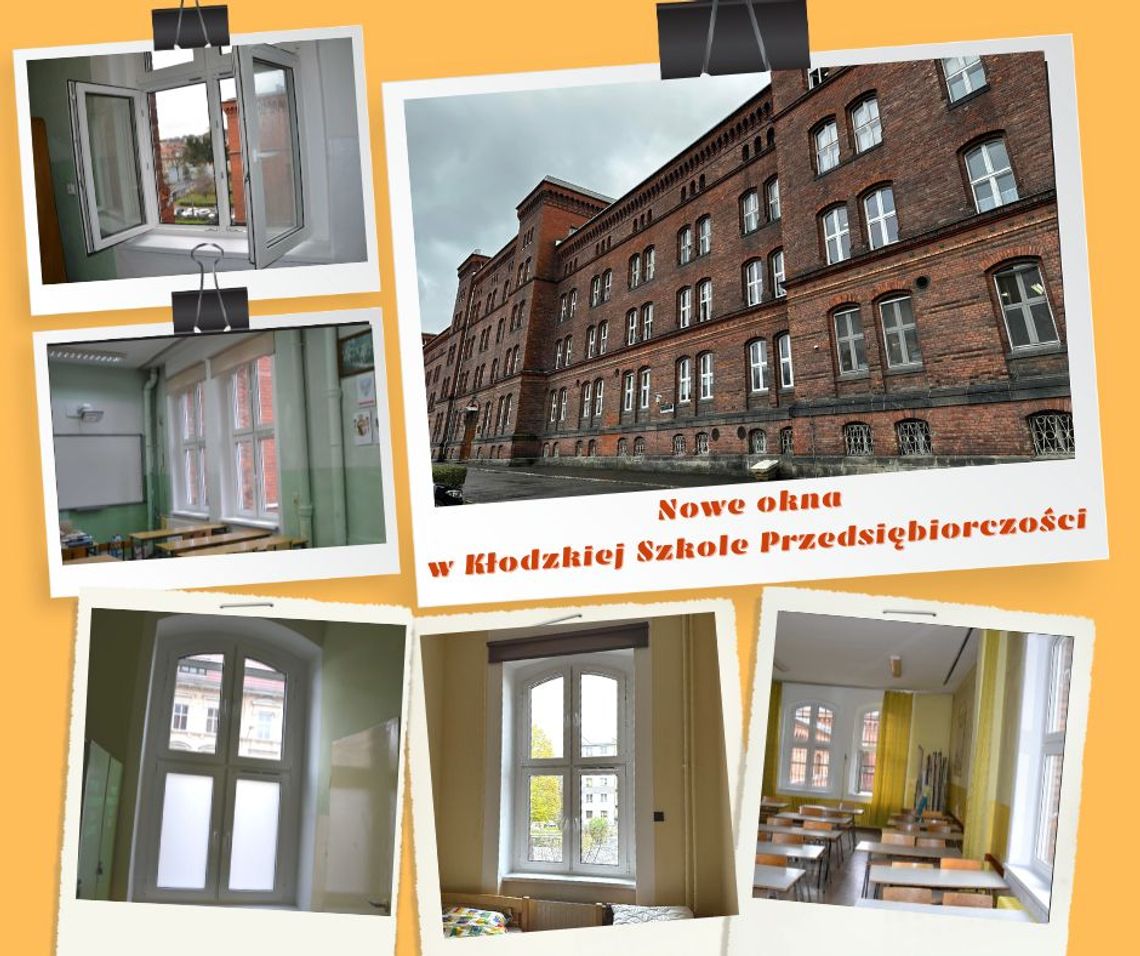 Powiat Kłodzki inwestuje w szkoły, w kłodzkiej KSP wymieniono okna