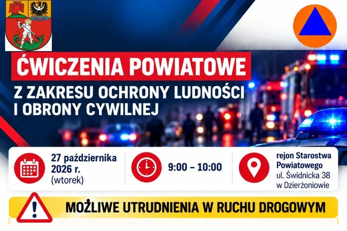 Powiatowe ćwiczenia z zakresu ochrony ludności i obrony cywilnej Powiatowe ćwiczenia z zakresu ochrony ludności i obrony cywilnej