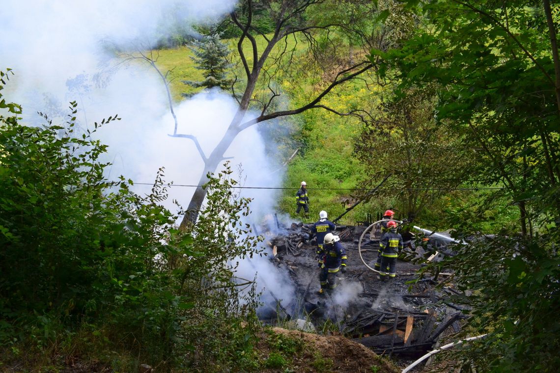 POŻAR W POTOCZKU POŻAR W POTOCZKU
