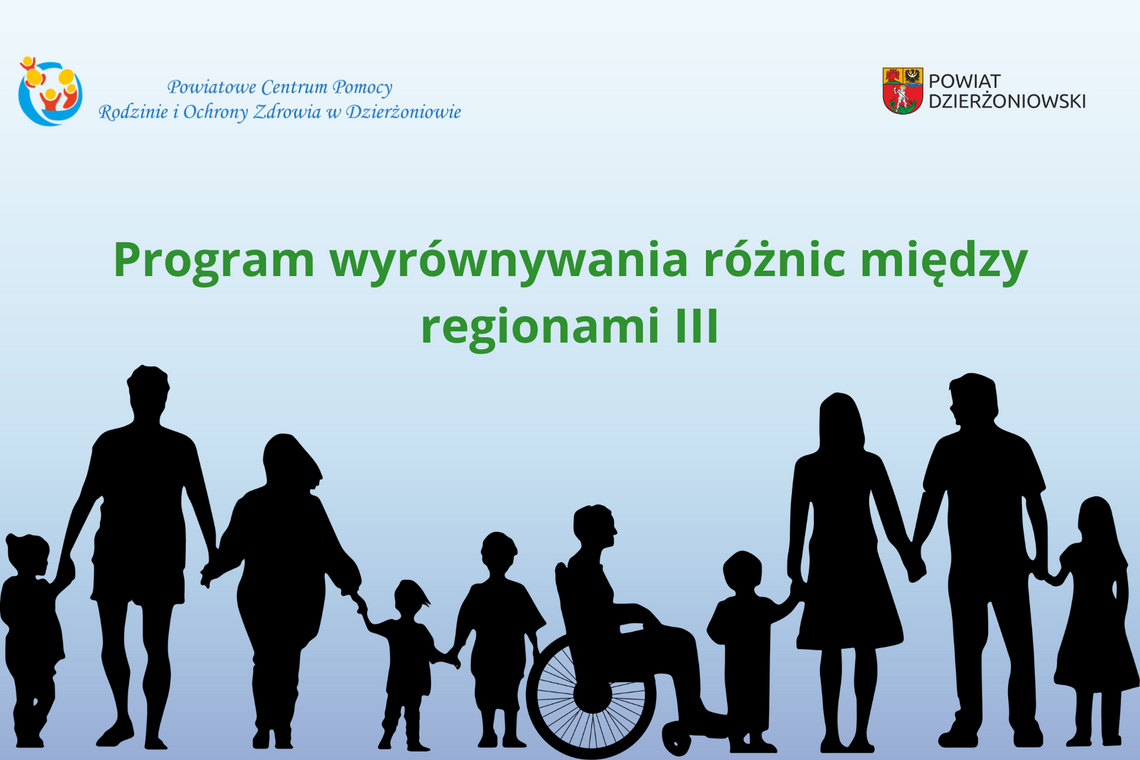 Program wyrównywania różnic między regionami III