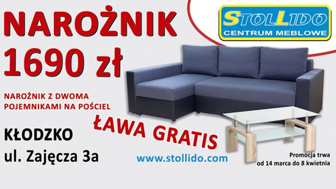 PROMOCJA W CENTRUM MEBLOWYM STOLLIDO KŁODZKO