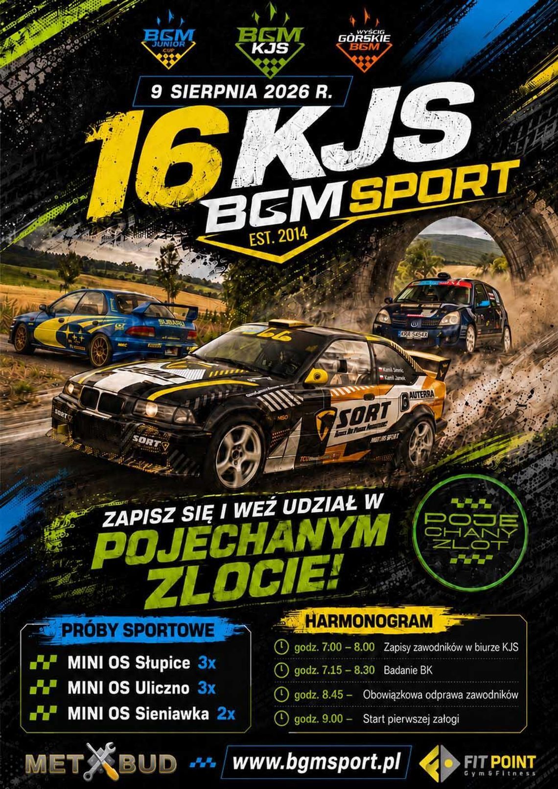 Przed nami 16. KJS BGM SPORT Przed nami 16. KJS BGM SPORT