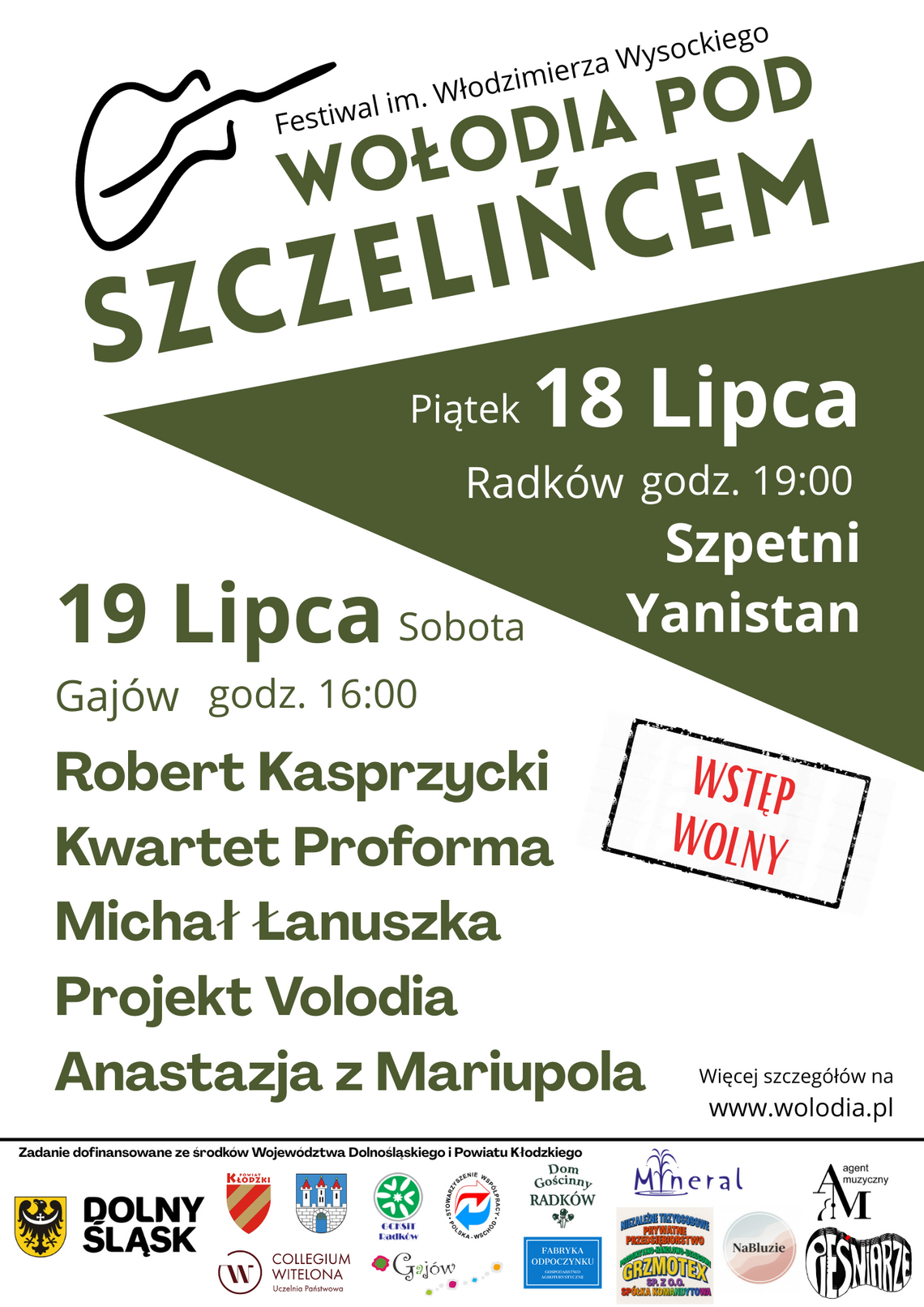 Przed nami Festiwal im. Włodzimierza Wysockiego „Wołodia pod Szczelińcem”