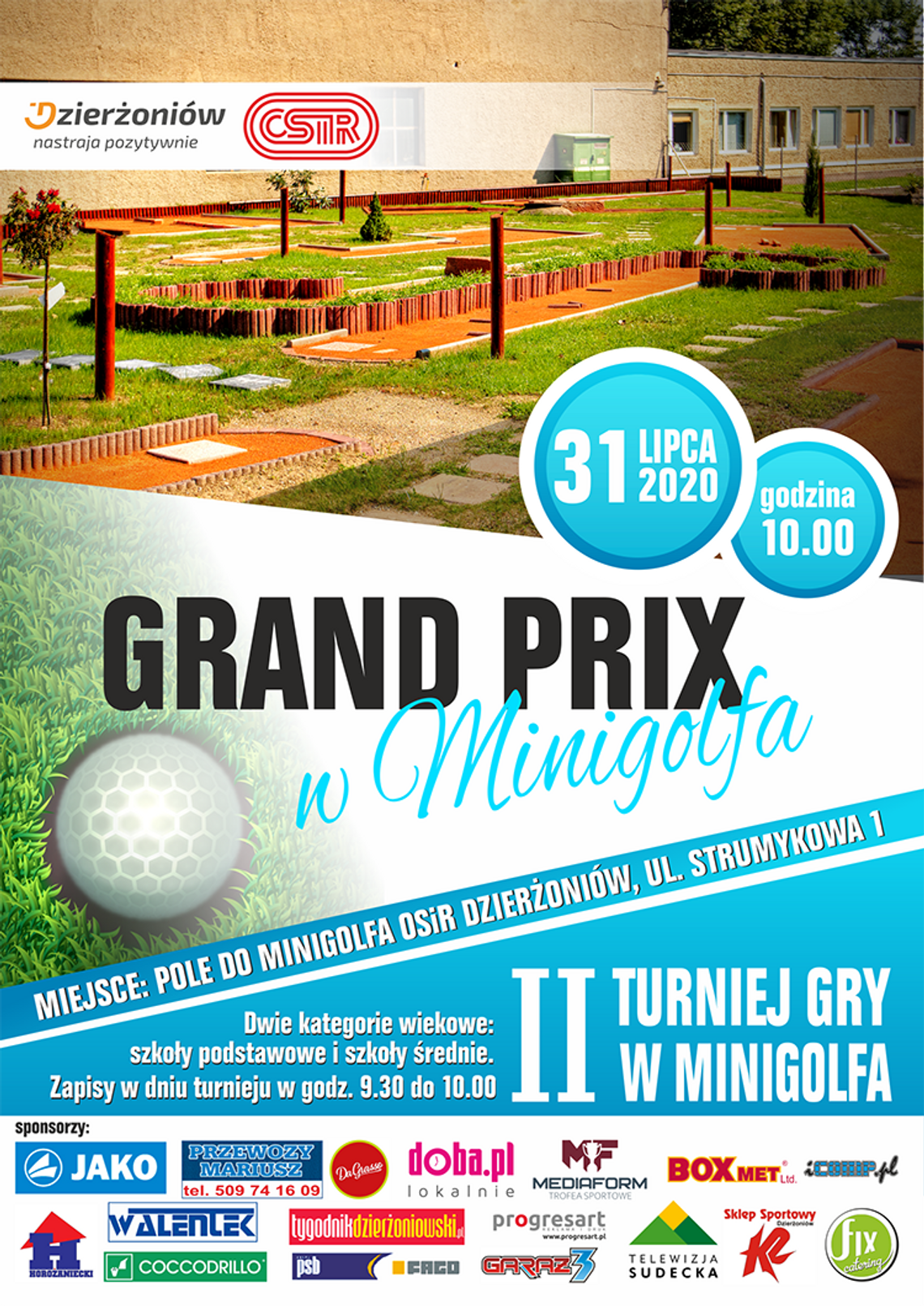 PRZED NAMI II TURNIEJ GRY W MINIGOLFA PRZED NAMI II TURNIEJ GRY W MINIGOLFA