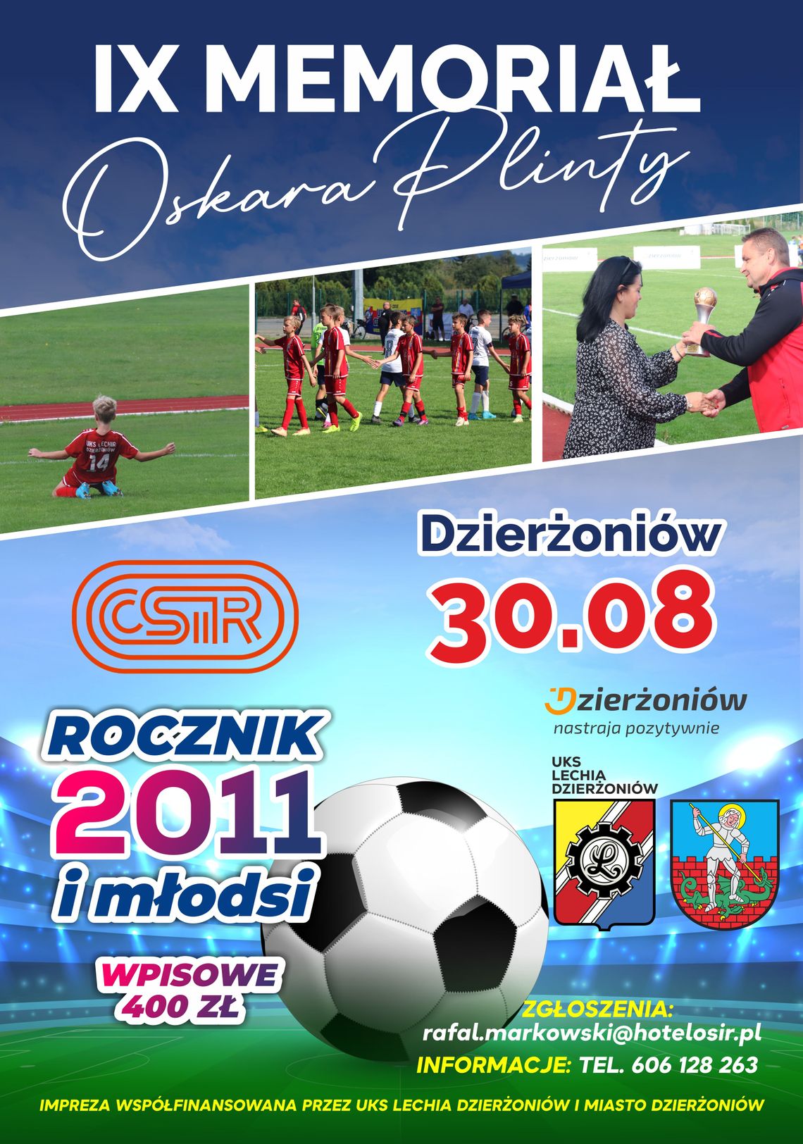 Przed nami IX Memoriał Oskara Plinty