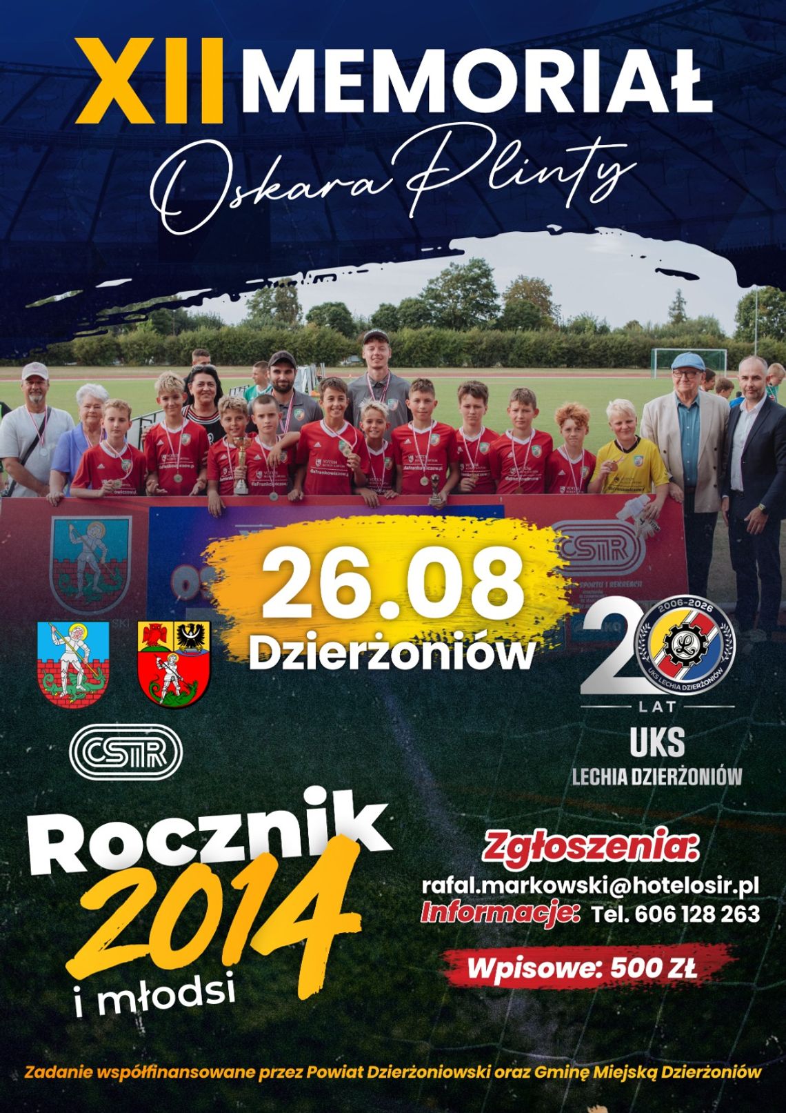 Przed nami Memoriał Oskara Plinty