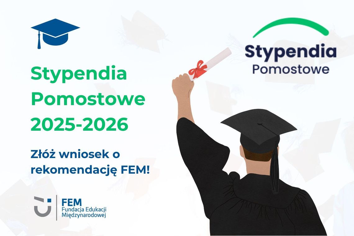 Przedłużony termin składania wniosków o rekomendację do Programu Stypendiów Pomostowych 2025/2026.
