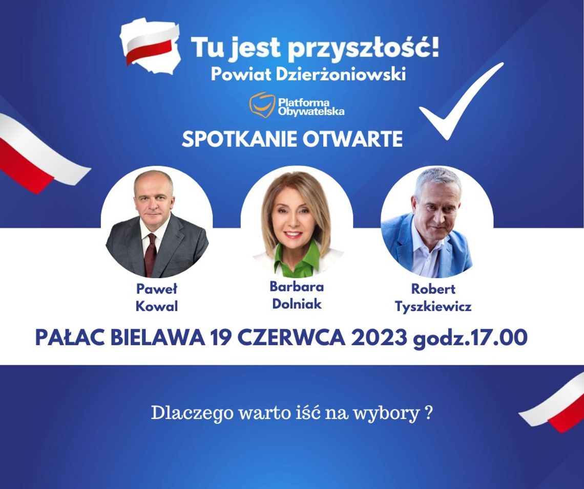 Przyjdź na spotkania z przedstawicielami Platformy Obywatelskiej