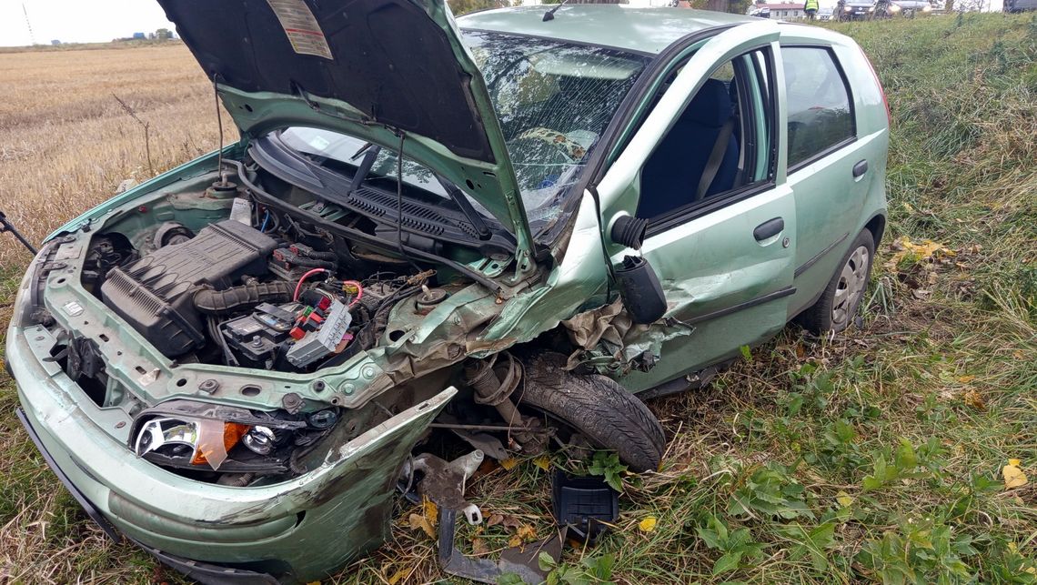 Przystronie, Fiatem wjechał w Renault i uciekł