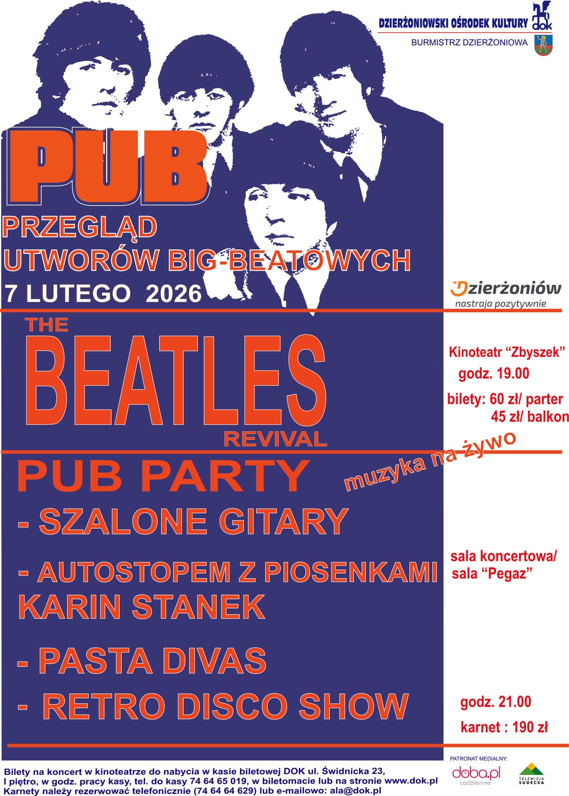 PUB-PRZEGLĄD UTWORÓW BIG-BEATOWYCH 2026