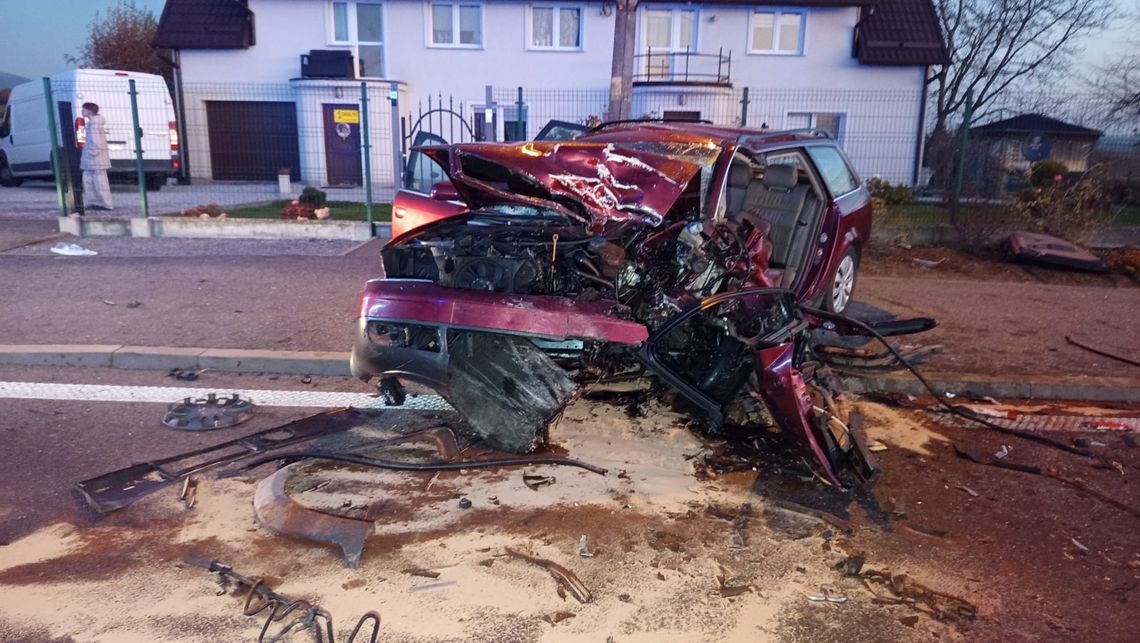 Ratajno. Dwie ofiary zderzenia czołowego