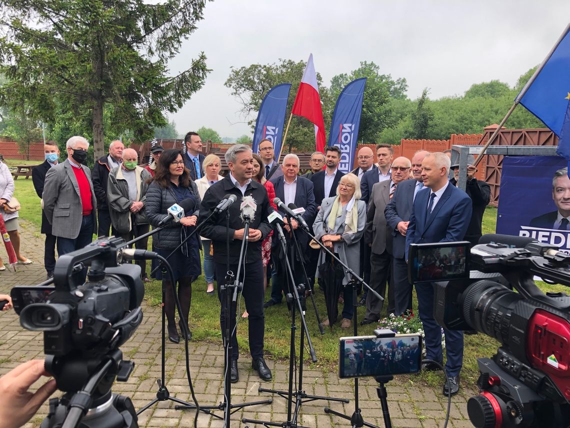 ROBERT BIEDROŃ ODWIEDZIŁ BIELAWĘ