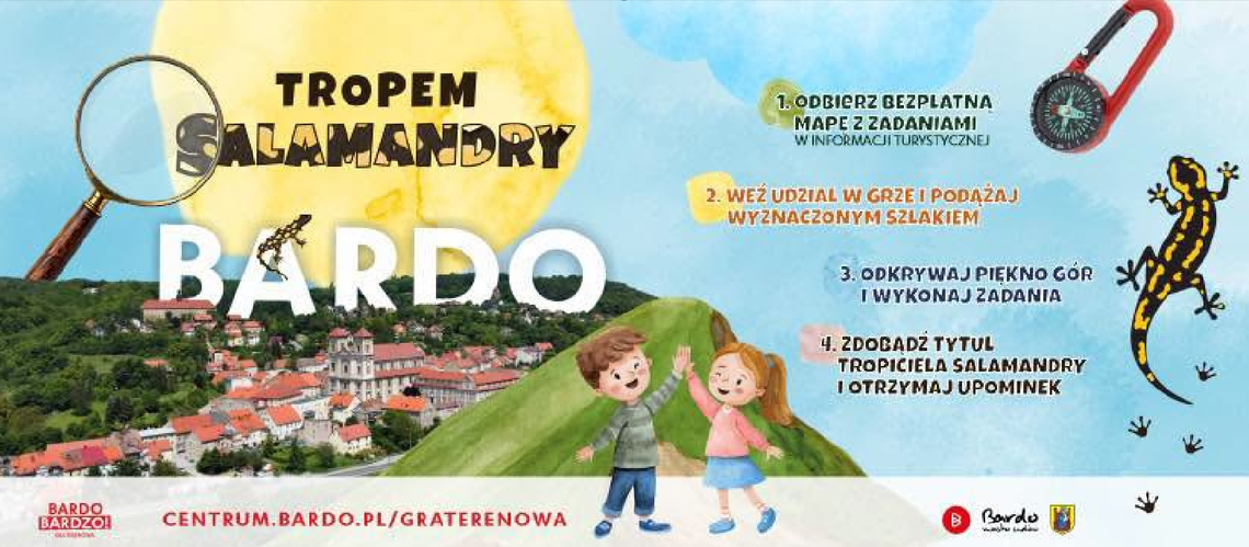 Ruszaj na trasę nowej gry terenowej „Tropem Salamandry” w Bardzie! Ruszaj na trasę nowej gry terenowej „Tropem Salamandry” w Bardzie!