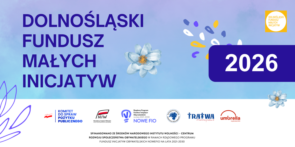 Ruszył nabór wniosków w programie Dolnośląski Fundusz Małych Inicjatyw