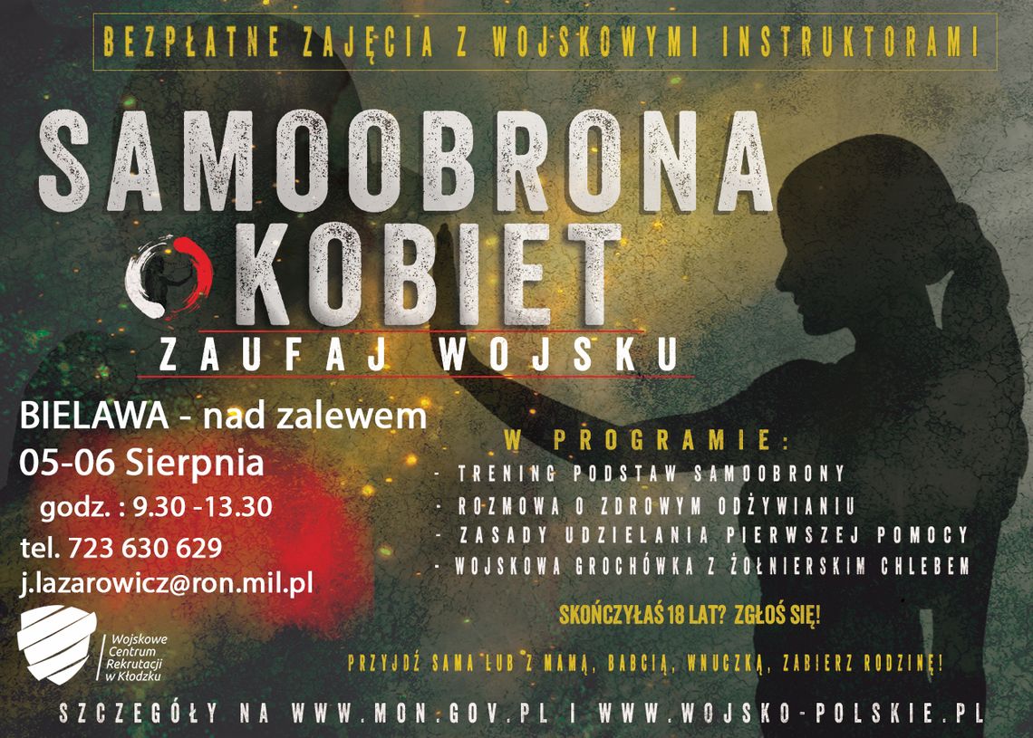 „Samoobrona kobiet – zaufaj wojsku” – ruszają zapisy na bezpłatne treningi