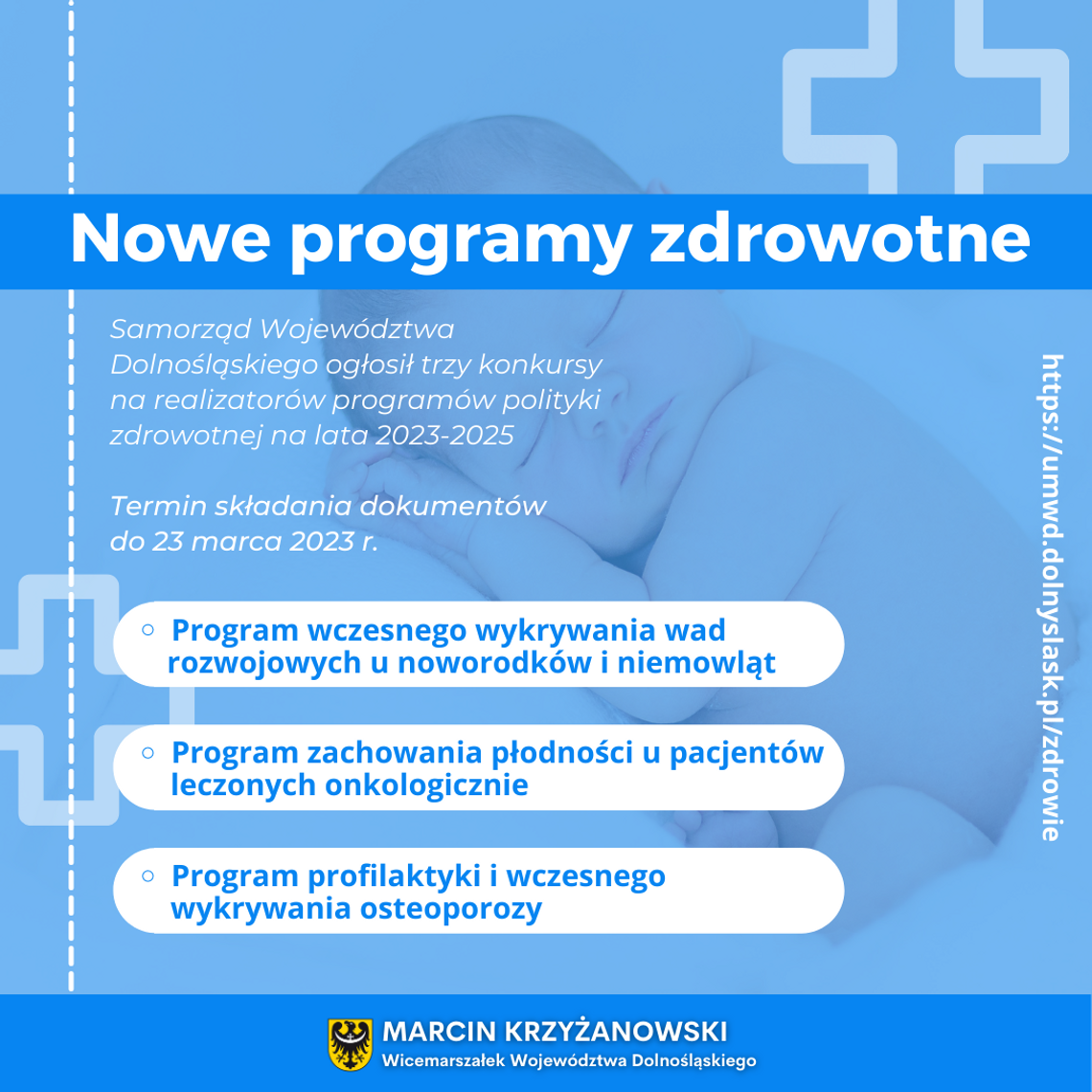 Samorząd Województwa Dolnośląskiego stawia na profilaktykę zdrowia