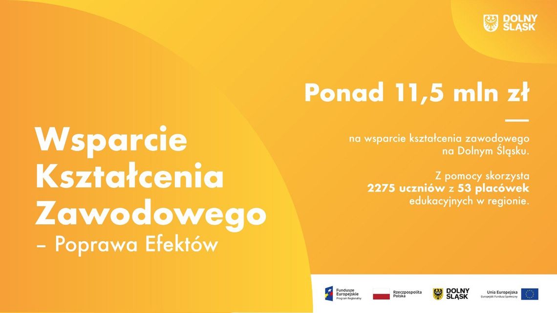 SAMORZĄD WSPIERA KSZTAŁCENIE ZAWODOWE